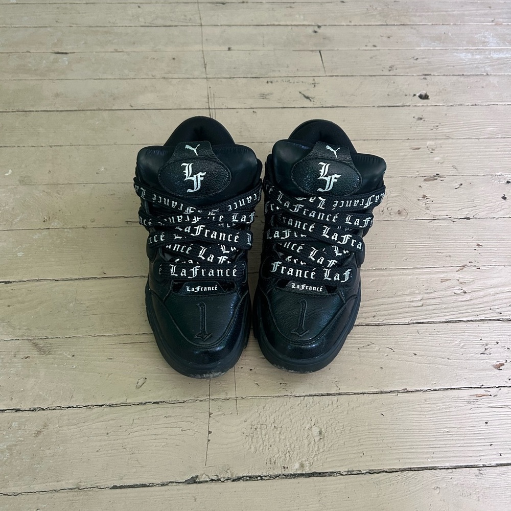 Puma Kids Black Graphic Sneakers